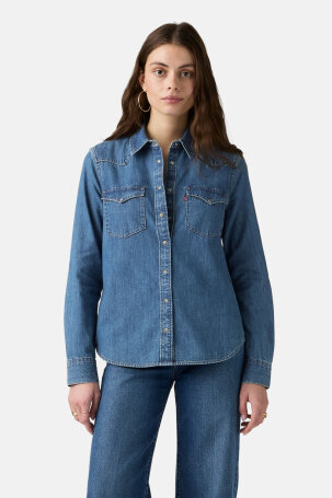 ŽENE - Košulje i bluze - Levi's Heritage Western All Day Long košulja - Dugi rukav - Plava