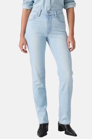 ŽENE - Traperice - Levi's 722 Highrise Slim traperice - Plava - Slim