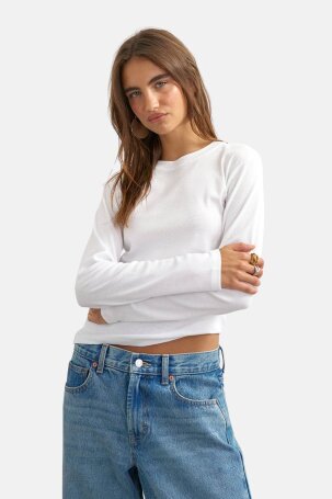 ŽENE - Majice - Topshop majica - Dugi rukav - Bijela
