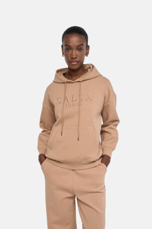 ŽENE - Majice - Salsa hoodie - Dugi rukav - Bež