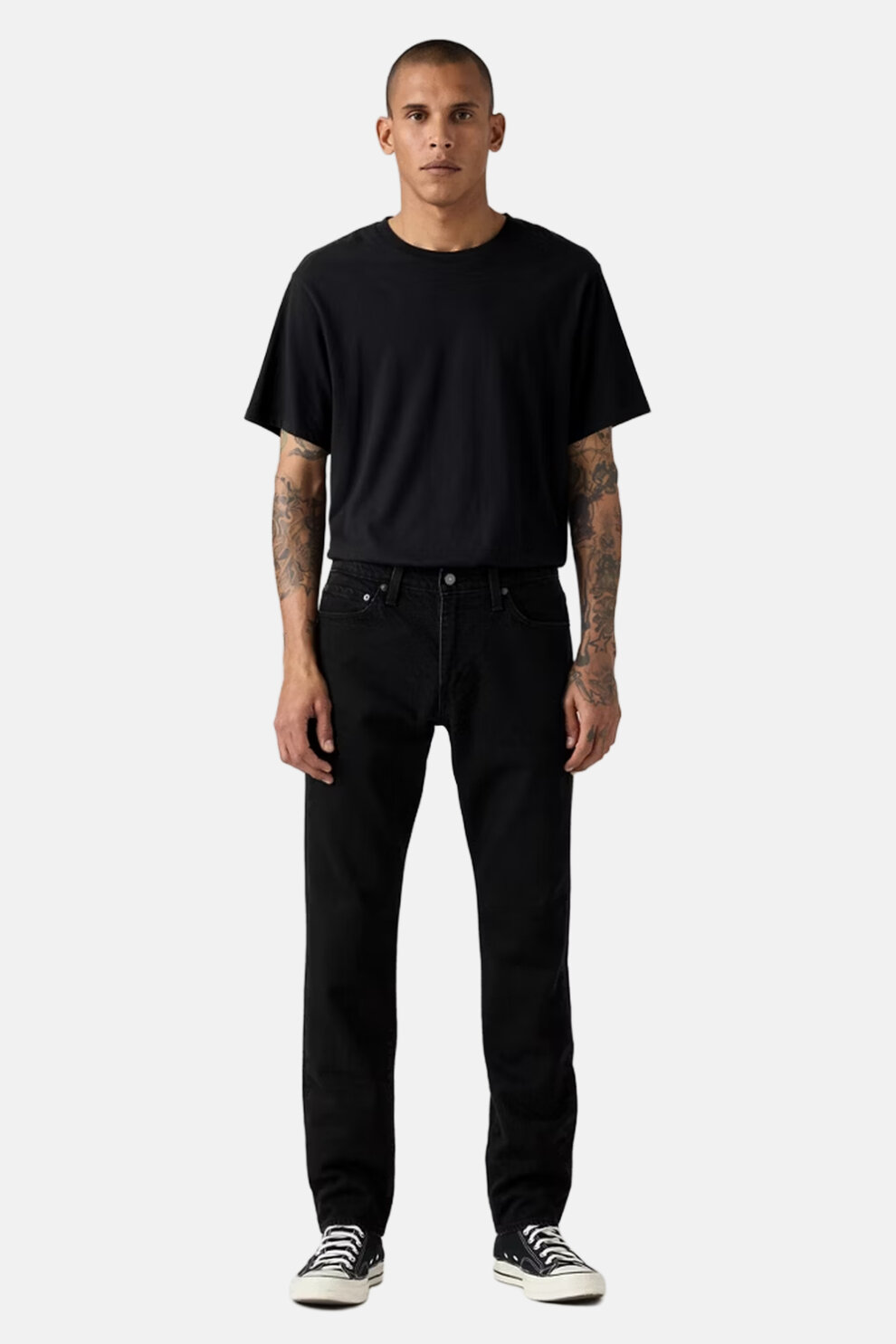 MUŠKARCI - Traperice - Levi's 502 traperice - Crna - Straight