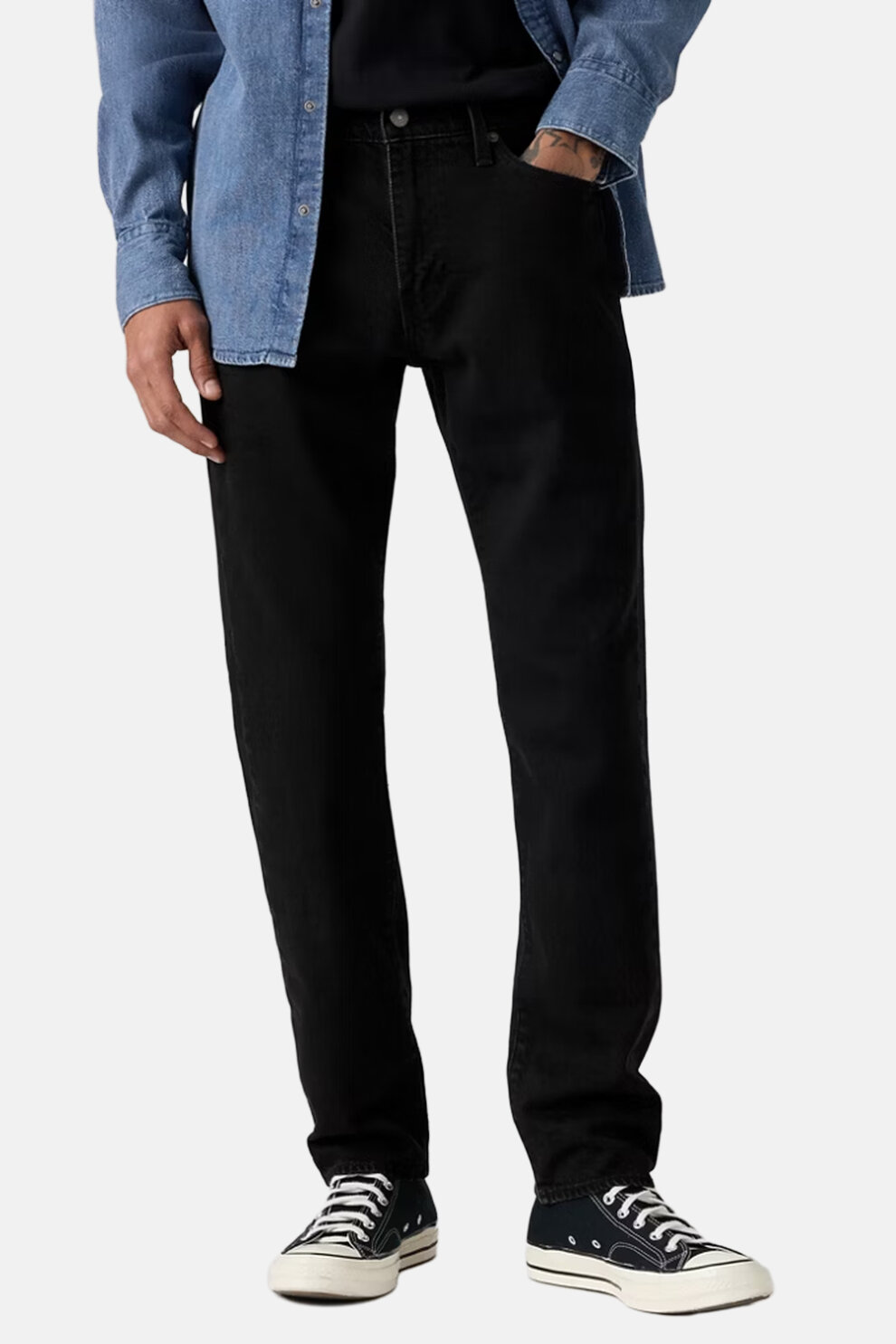 MUŠKARCI - Traperice - Levi's 502 traperice - Crna - Straight