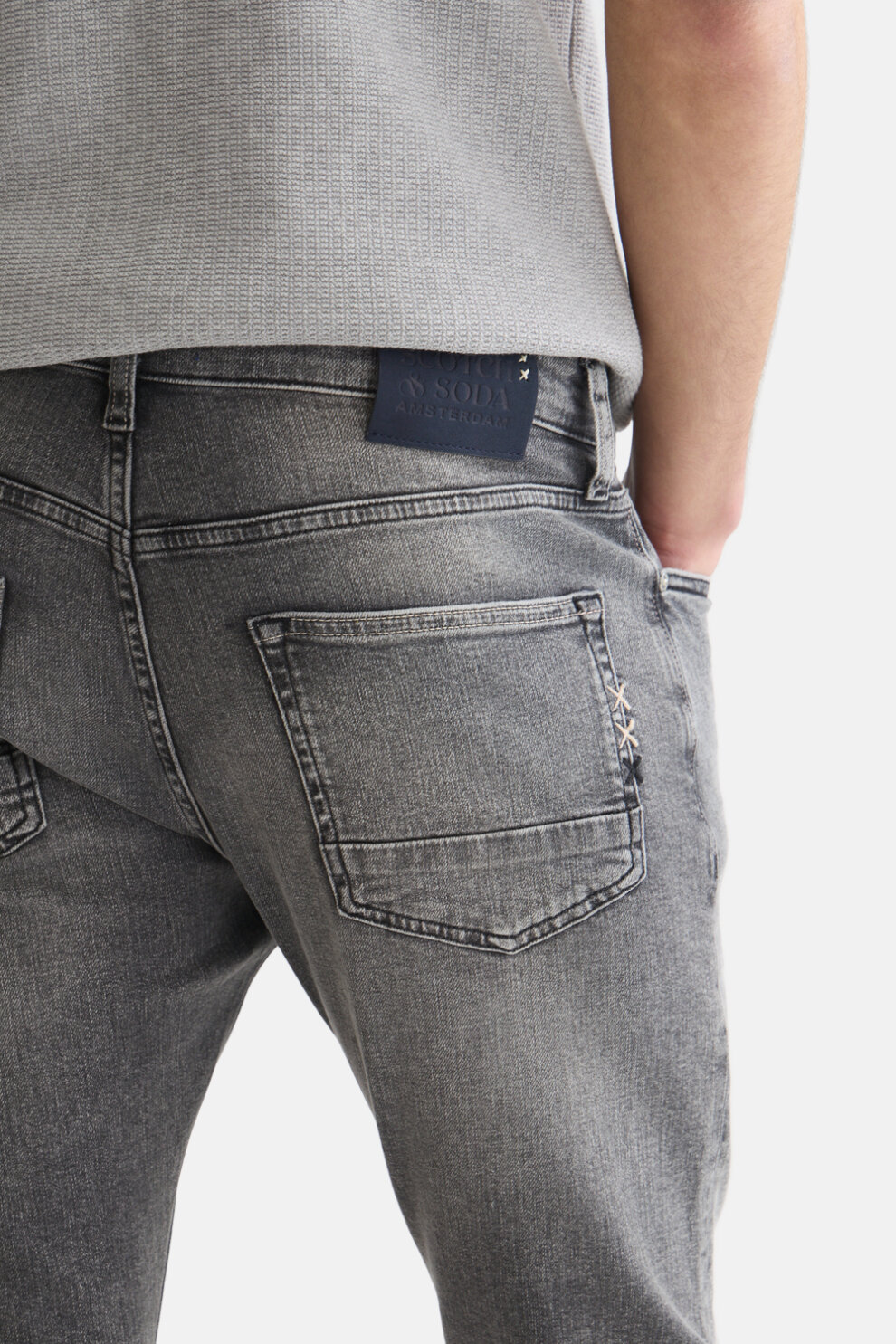 MUŠKARCI - Traperice - Scotch & Soda Ralston traperice - Siva - Slim