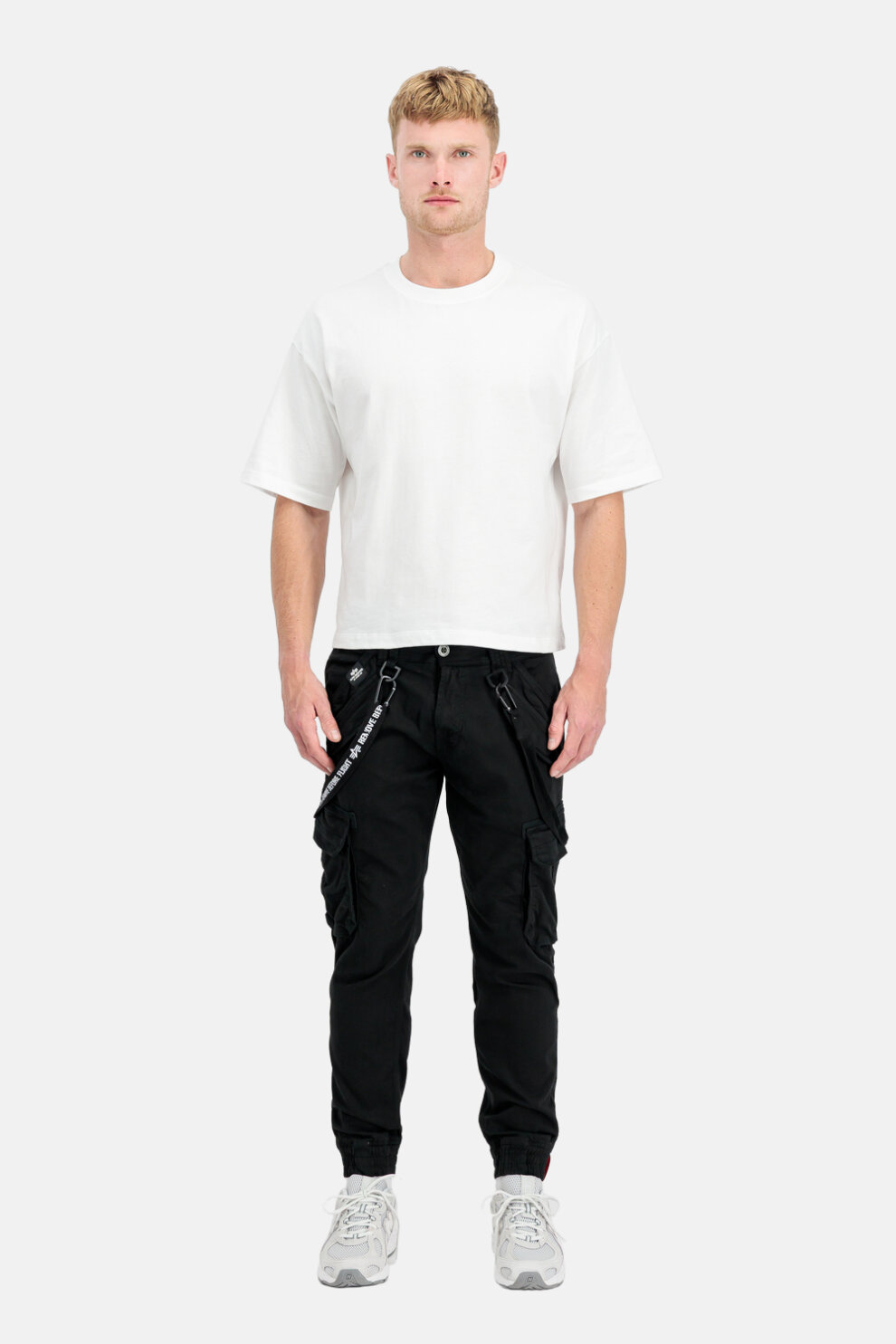 MUŠKARCI - Hlače - Alpha Industries Utility Pant hlače - Duge hlače - Crna