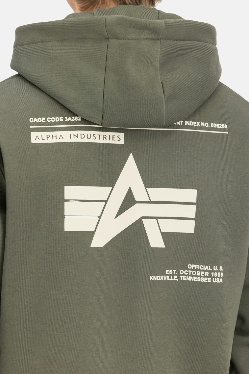 MUŠKARCI - Majice - Alpha Industries Hoodie majica - Dugi rukavi - Zelena