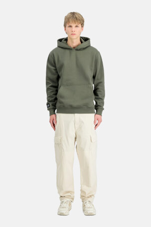 MUŠKARCI - Majice - Alpha Industries Hoodie majica - Dugi rukavi - Zelena