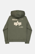 MUŠKARCI - Majice - Alpha Industries Hoodie majica - Dugi rukavi - Zelena