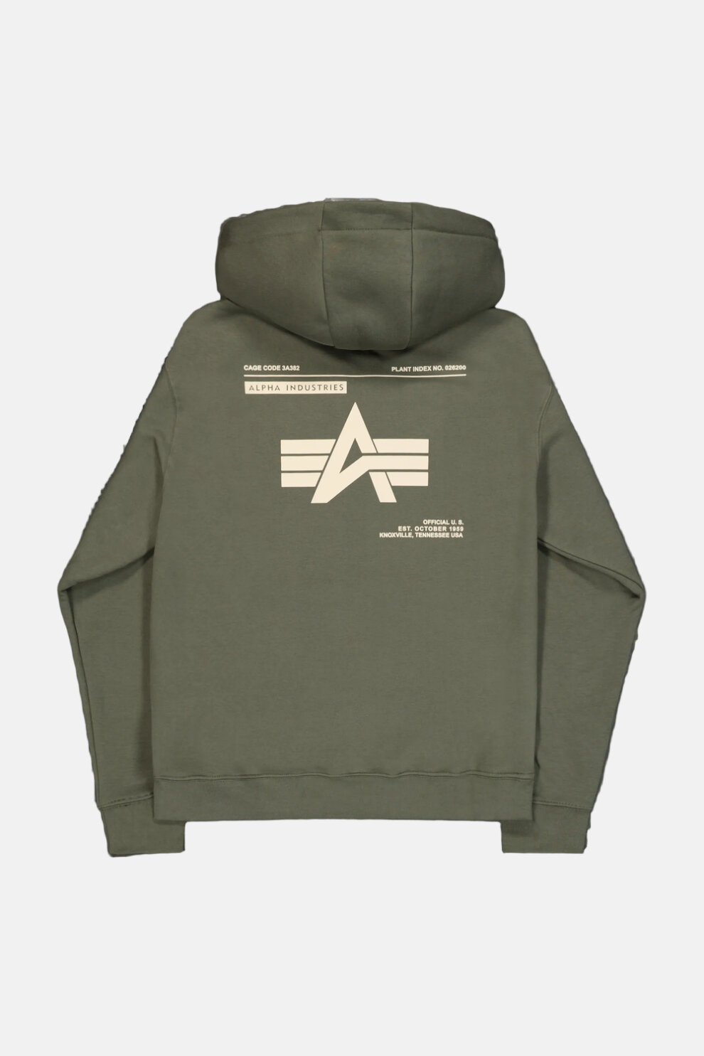 MUŠKARCI - Majice - Alpha Industries Hoodie majica - Dugi rukavi - Zelena