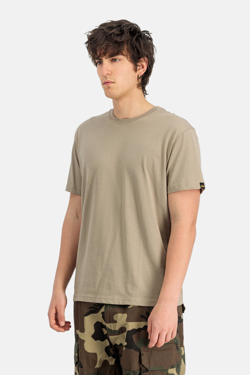 MUŠKARCI - Majice - Alpha Industries majica - Kratki rukavi - Bež