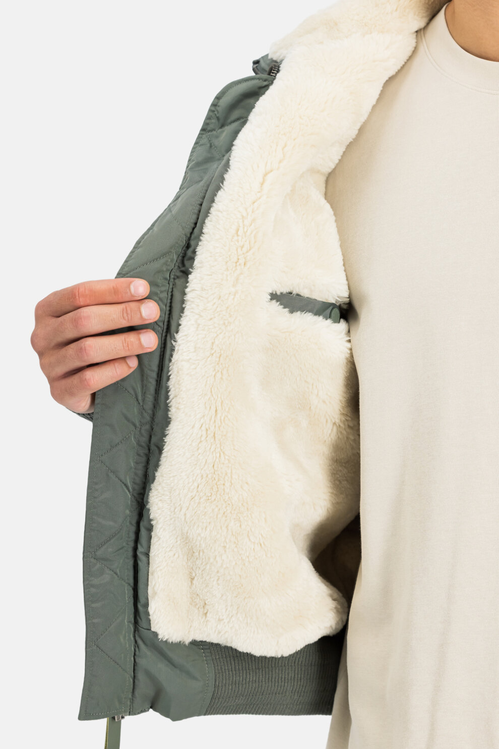 MUŠKARCI - Jakne i kaputi - Alpha Industries B-15 III TT Bomber RF jakna - Jakne - Zelena