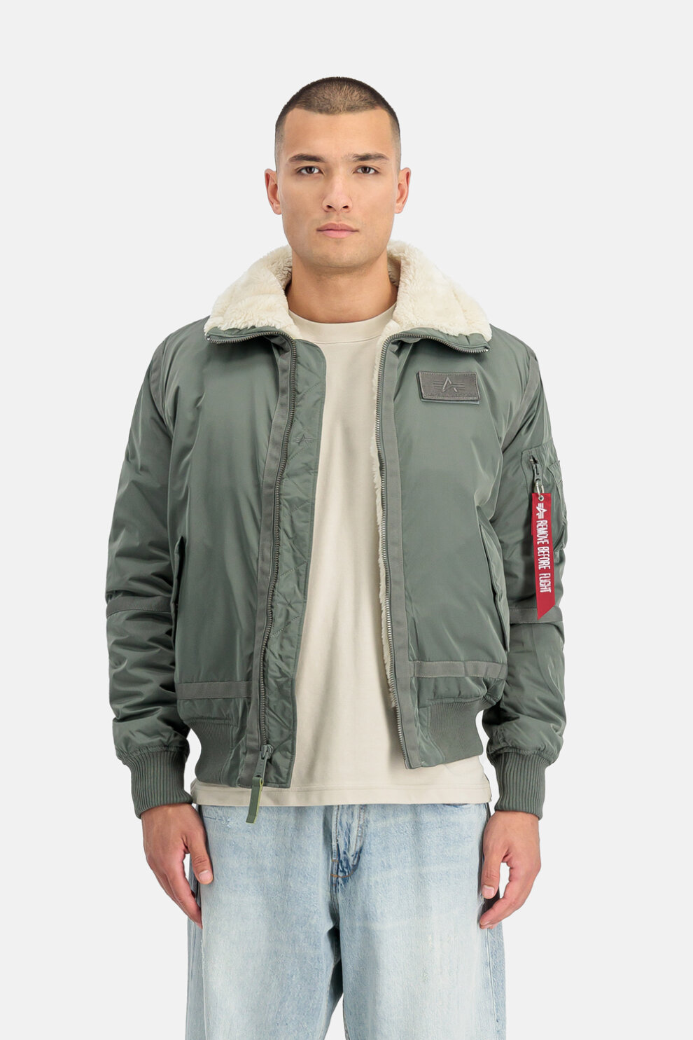 MUŠKARCI - Jakne i kaputi - Alpha Industries B-15 III TT Bomber RF jakna - Jakne - Zelena