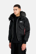 MUŠKARCI - Jakne i kaputi - Alpha Industries 45/P Hooded Custom Bomber jakna - Jakne - Crna