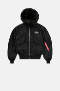 MUŠKARCI - Jakne i kaputi - Alpha Industries 45/P Hooded Custom Bomber jakna - Jakne - Crna