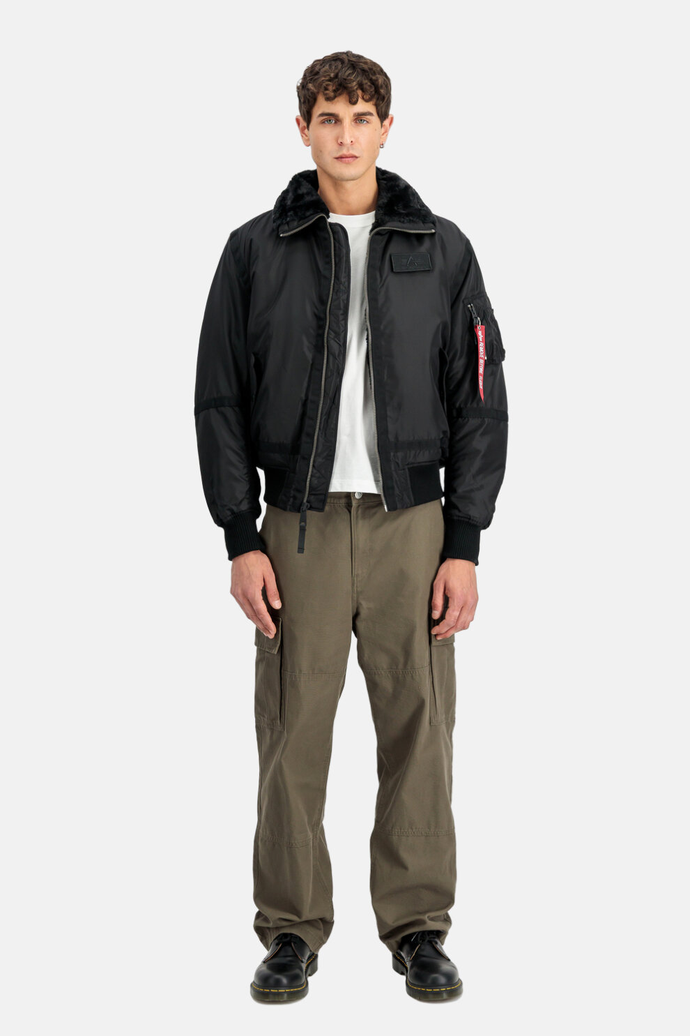 MUŠKARCI - Jakne i kaputi - Alpha Industries B-15 III TT Bomber RF jakna - Jakne - Crna