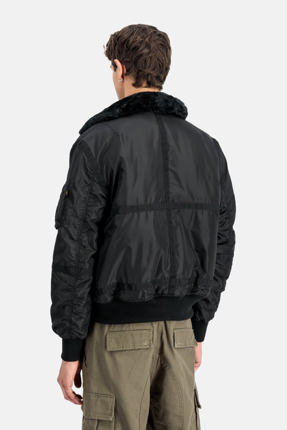 MUŠKARCI - Jakne i kaputi - Alpha Industries B-15 III TT Bomber RF jakna - Jakne - Crna