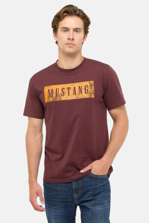 MUŠKARCI - Majice - Mustang Austin majica - Kratki rukavi - Crvena