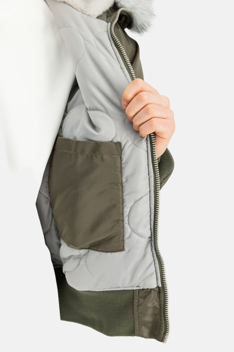 MUŠKARCI - Jakne i kaputi - Alpha Industries 45/P Hooded Custom Bomber jakna - Jakne - Zelena