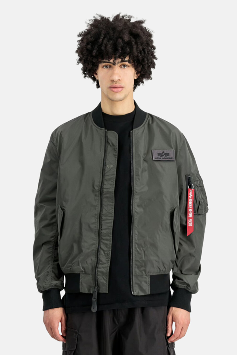 MUŠKARCI - Jakne i kaputi - Alpha Industries MA-1 TTC Light SF Bomber jakna - Jakne - Siva