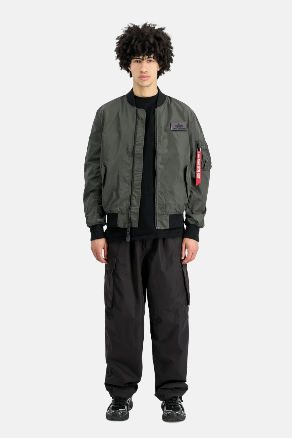 MUŠKARCI - Jakne i kaputi - Alpha Industries MA-1 TTC Light SF Bomber jakna - Jakne - Siva