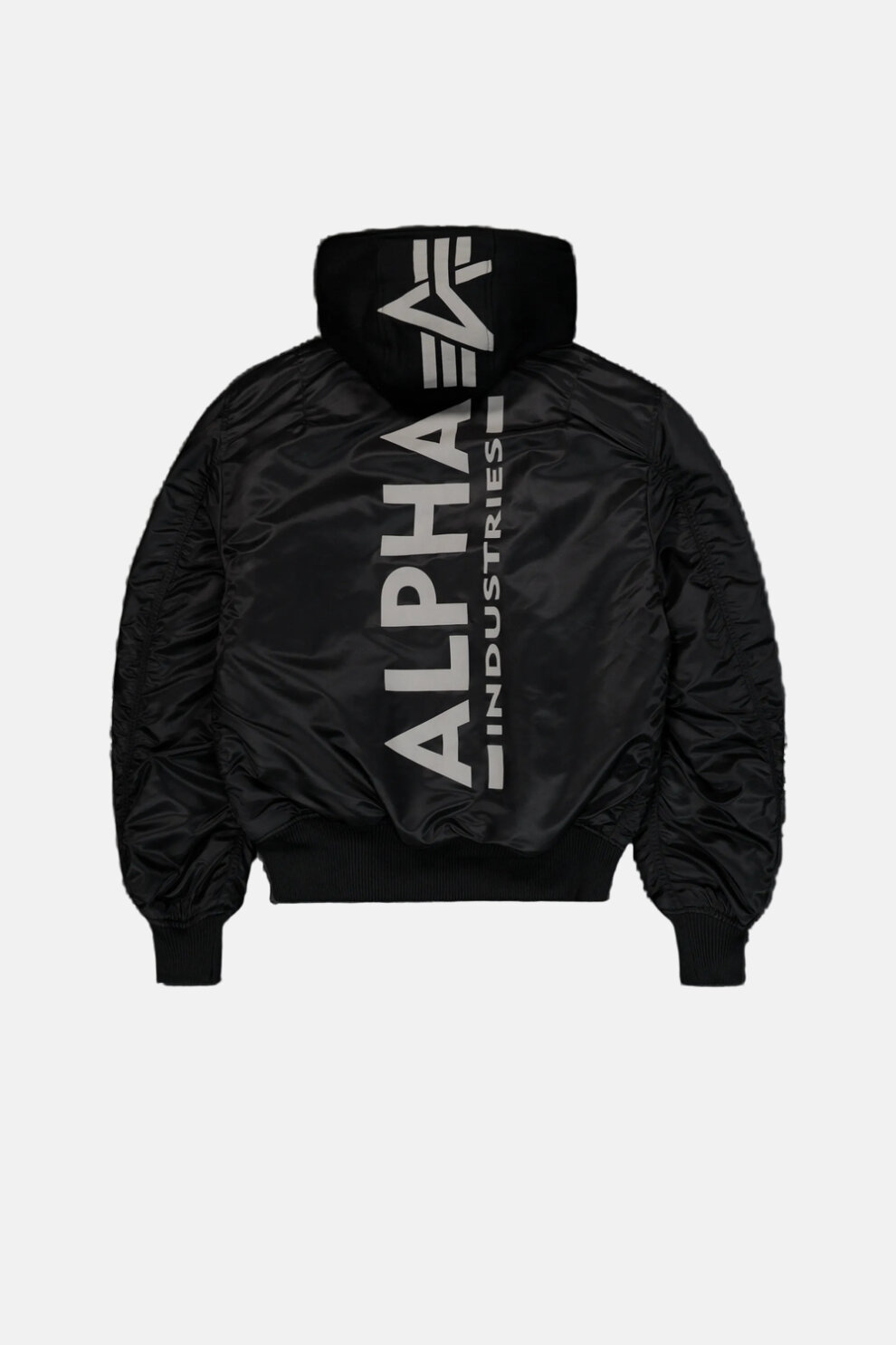MUŠKARCI - Jakne i kaputi - Alpha Industries MA-1 Zip Hood Backprint Bomber SF jakna - Jakne - Crna