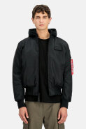 MUŠKARCI - Jakne i kaputi - Alpha Industries MA-1 Zip Hood Backprint Bomber SF jakna - Jakne - Crna