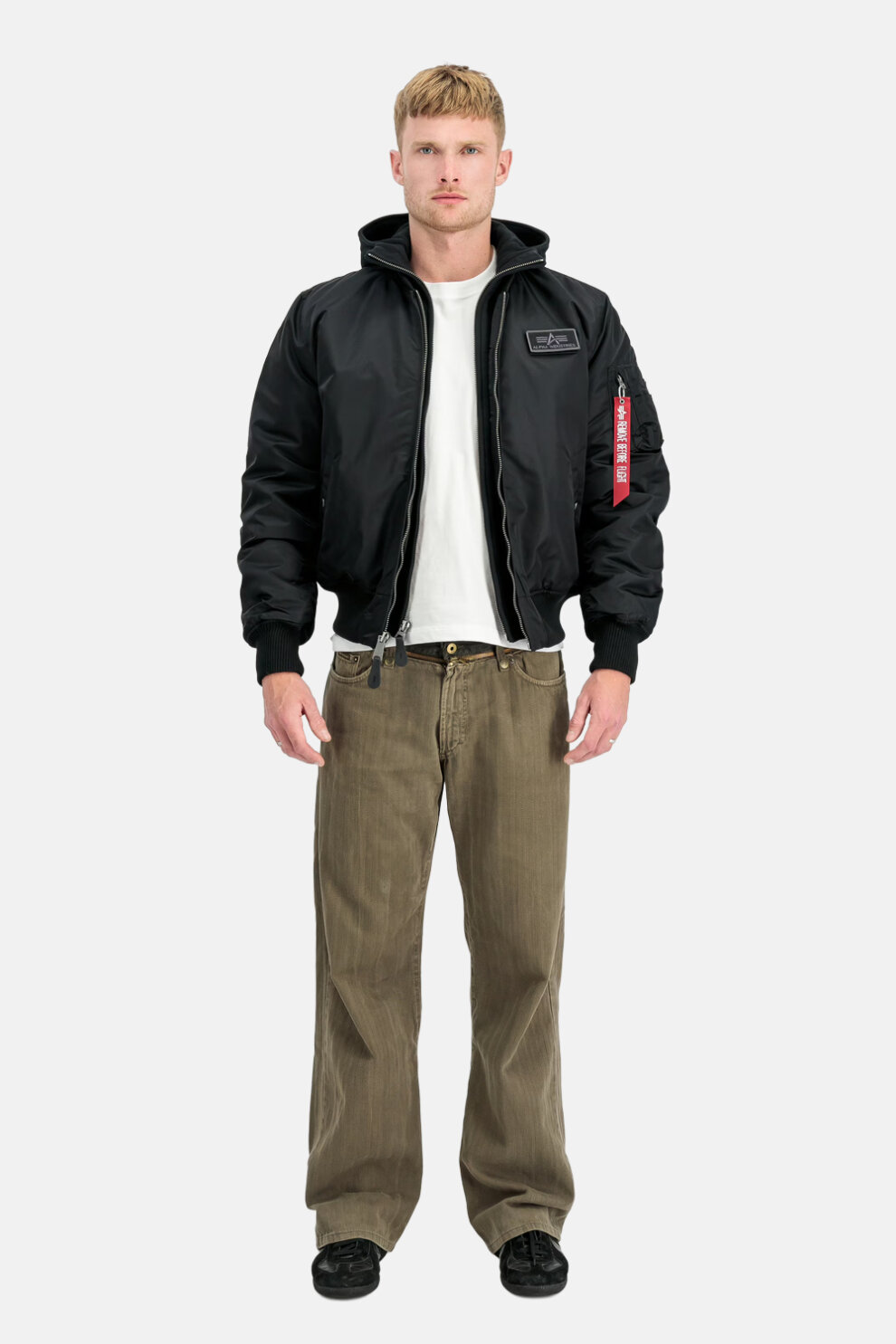 MUŠKARCI - Jakne i kaputi - Alpha Industries MA-1 D-Tec jakna - Jakne - Crna
