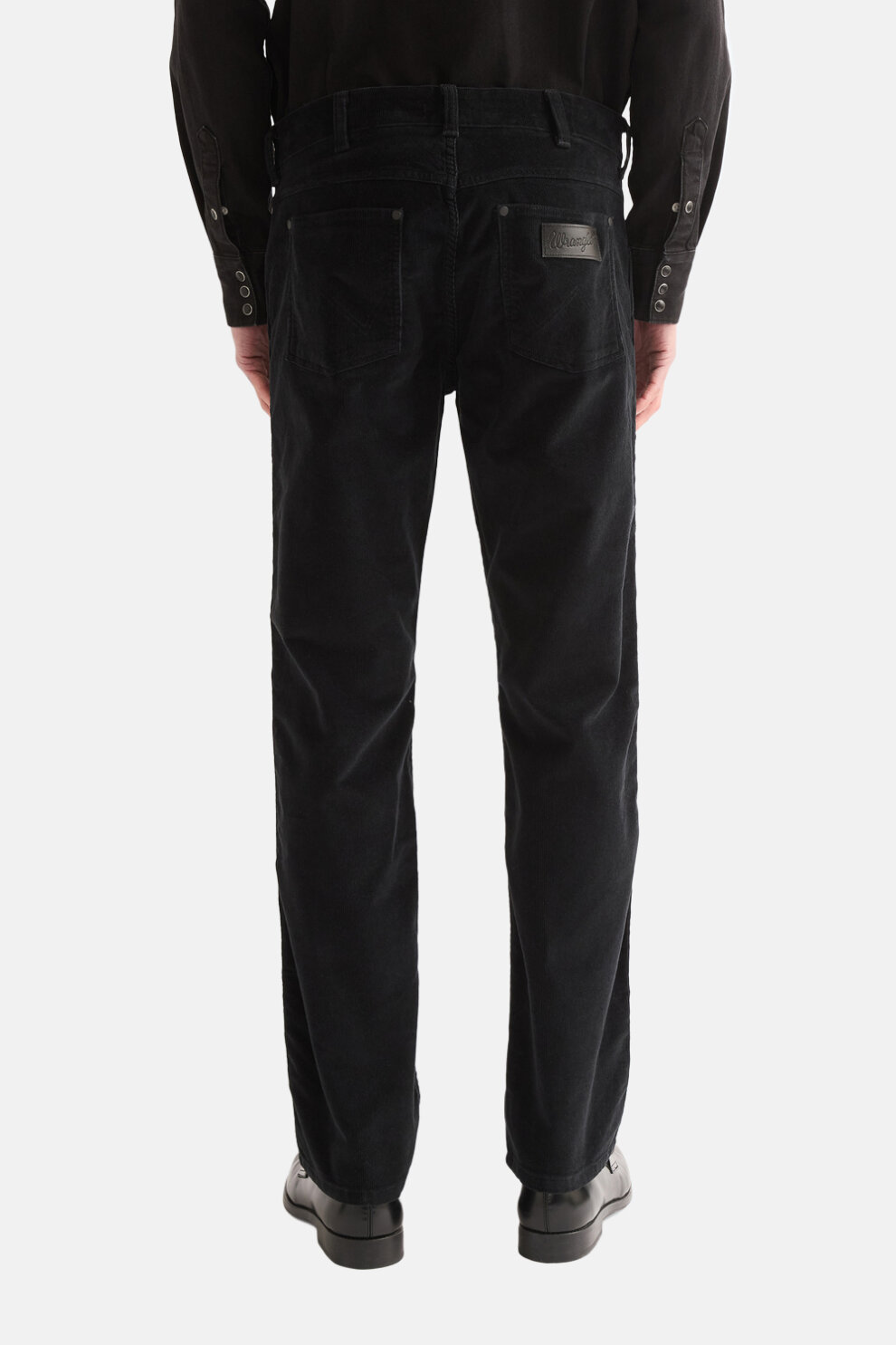 MUŠKARCI - Traperice - Wrangler W112370723 traperice - Crna - Straight