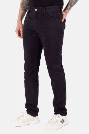 MUŠKARCI - Traperice - Wrangler Texas Slim traperice - Crna - Slim