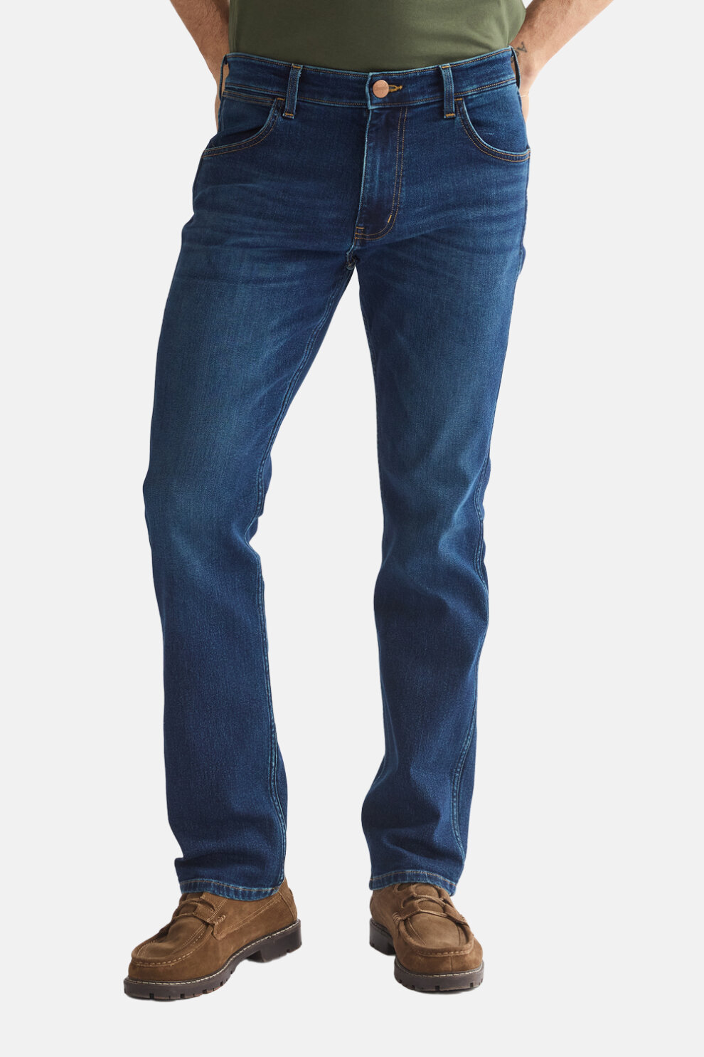 MUŠKARCI - Traperice - Wrangler Austin traperice - Plava - Straight