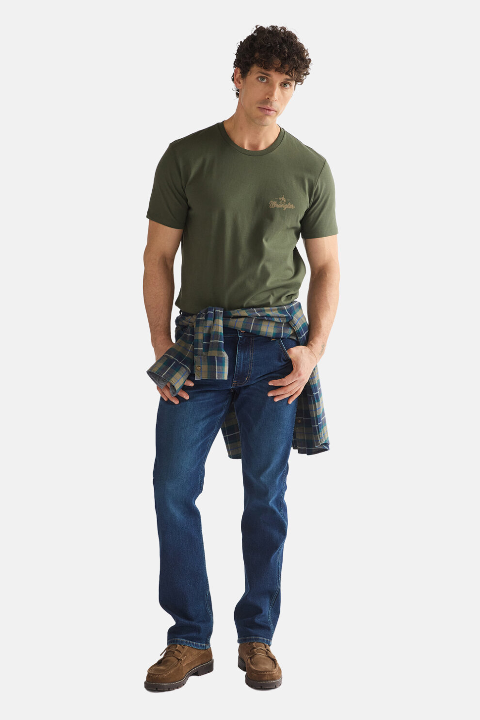 MUŠKARCI - Traperice - Wrangler Austin traperice - Plava - Straight