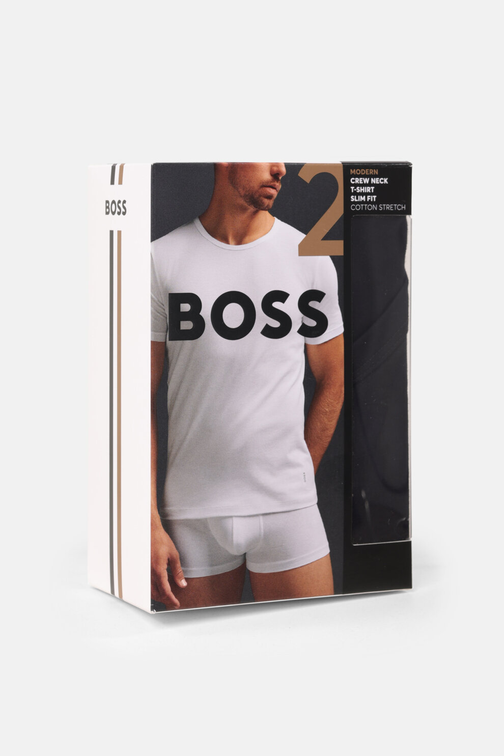 MUŠKARCI - Majice - BOSS podmajica - Kratki rukavi - Crna