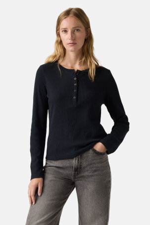 ŽENE - Majice - Levi's majica - Dugi rukav - Crna