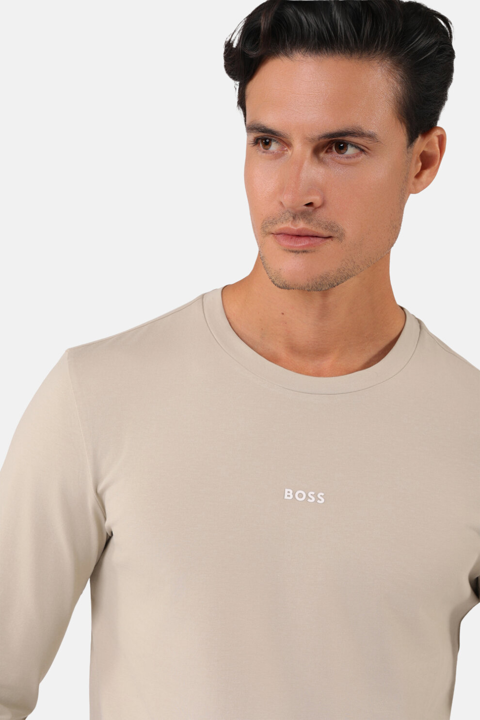 MUŠKARCI - Majice - BOSS majica - Dugi rukavi - Bež