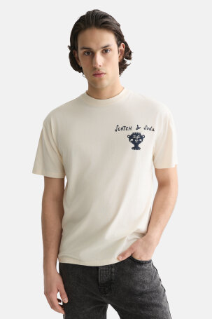 MUŠKARCI - Majice - Scotch & Soda majica - Kratki rukavi - Bijela