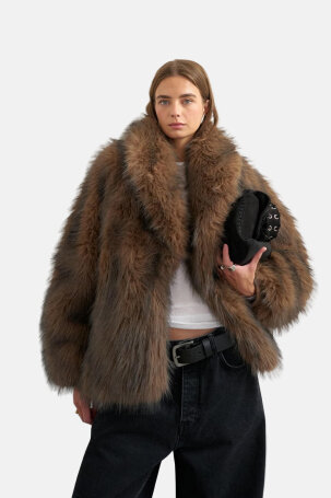 ŽENE - Jakne i kaputi - Topshop bunda - Kaputi - Smeđa