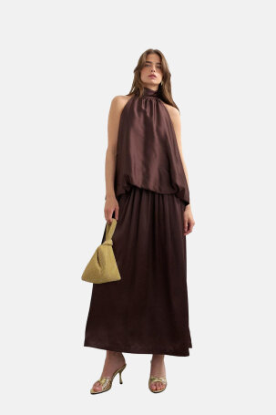 ŽENE - Haljine - Topshop haljina - Maxi - Smeđa