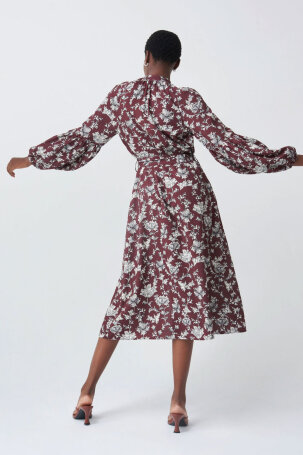 Salsa Haljina Floral ballon sleeves
