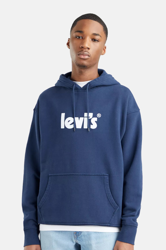 Majica hoodie plava ss22
