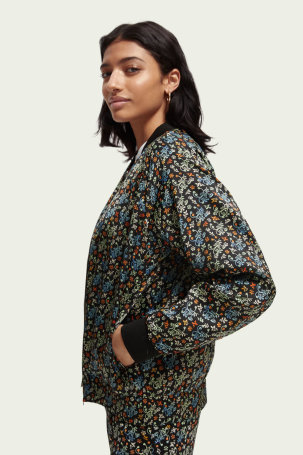 Bomber 2strane floral P22