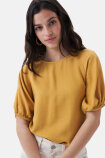 ŽENE - Košulje - Salsa košulja - Kratki rukav - Žuta