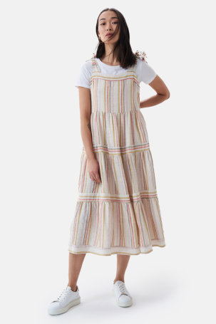 Haljina midi prugasta SS22