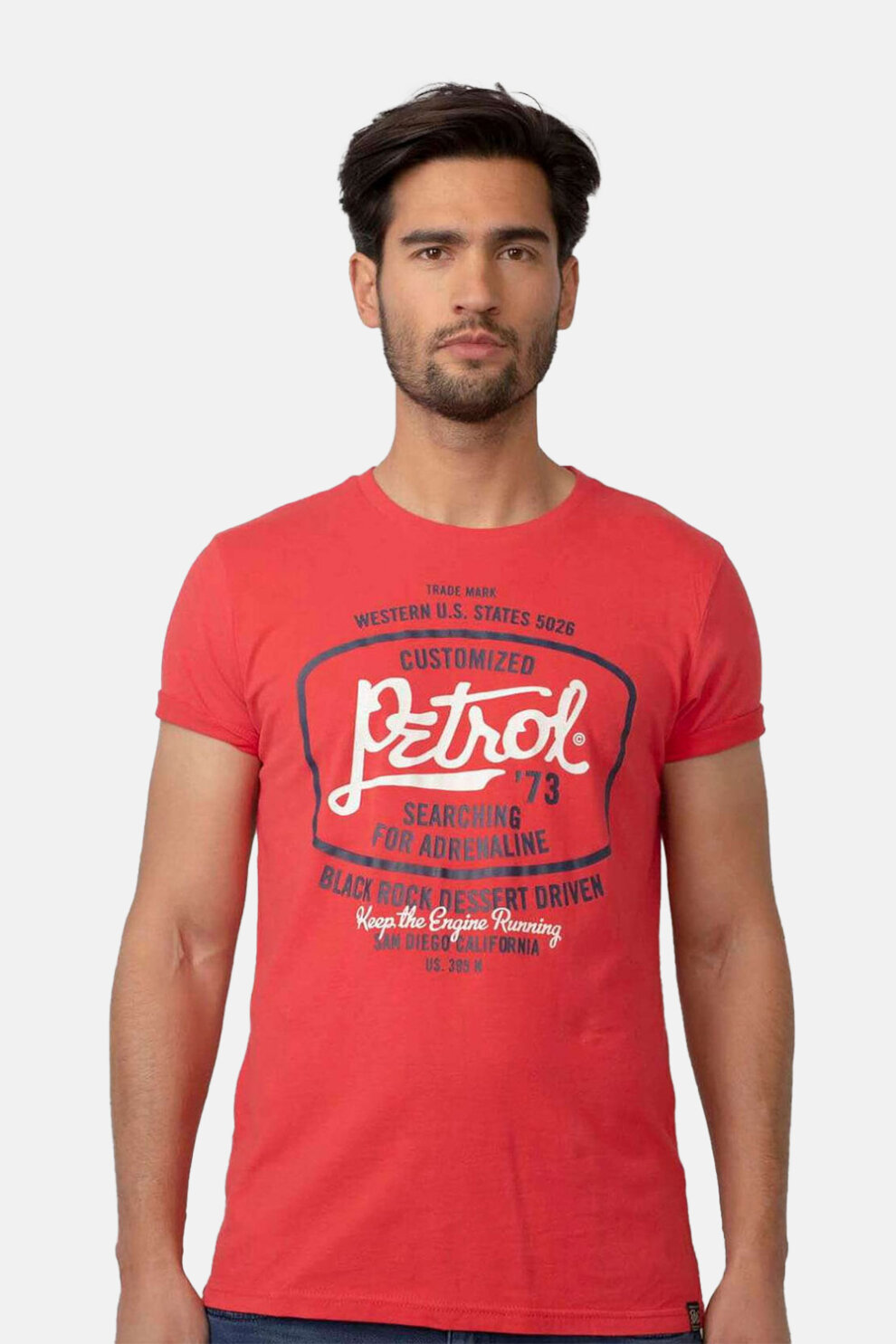 MUŠKARCI - Majice - Petrol majica s printom - Kratki rukavi