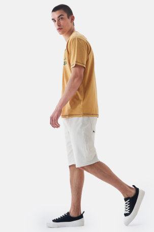 Majica žuta print na prsima SS22