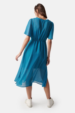 Haljina s gumbima plava SS22