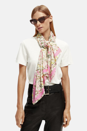 Marama floral bijela W22