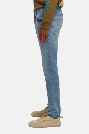 Scotch & Soda Ralston Blauw Breath traperice