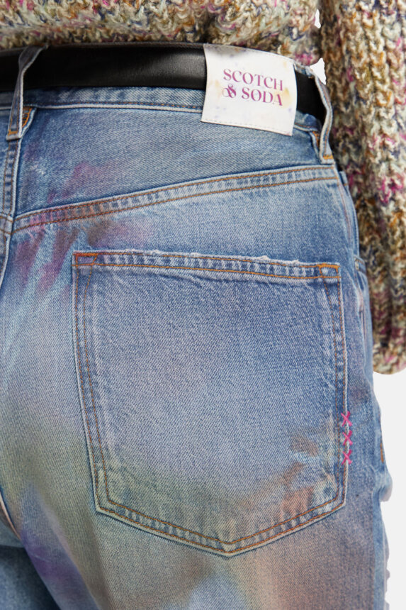 The Fling super loose jeans — In Bloom S