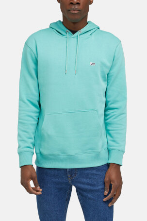 PLAIN HOODIE DUSTY JADE