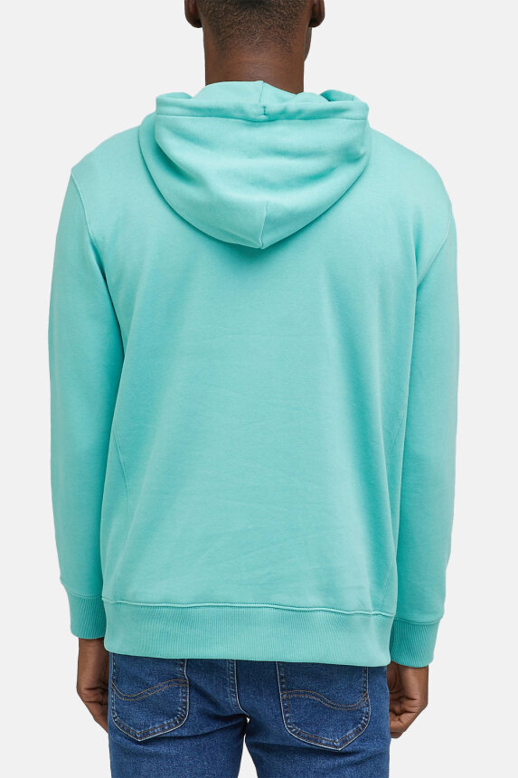 PLAIN HOODIE DUSTY JADE