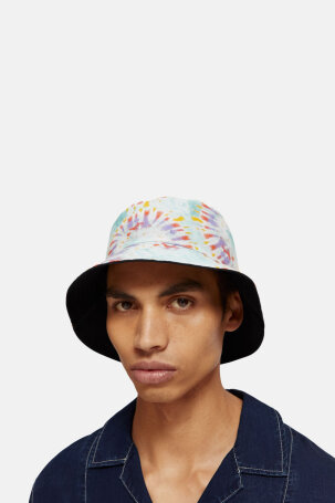 Reversible printed BUCKET HAT